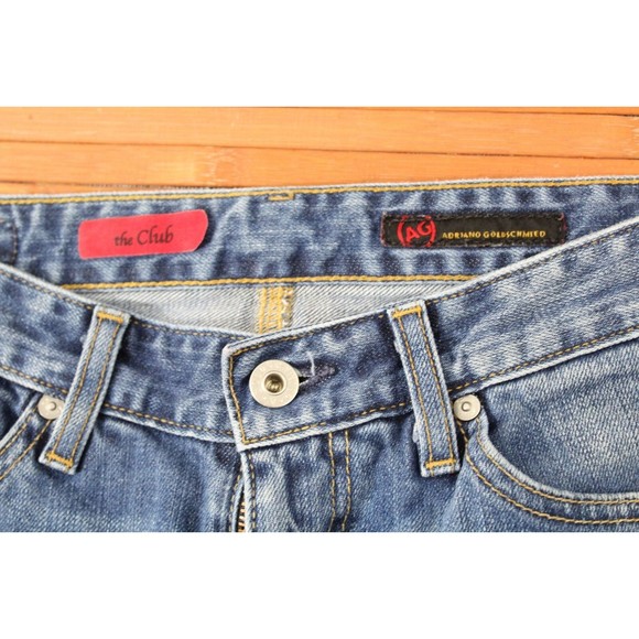 AG Adriano Goldschmied medium Wash Blue The Club bootcut Jeans Size 28 - Picture 4 of 10